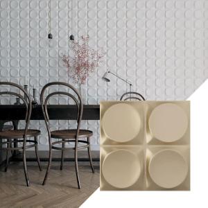 imageEkena Millwork WP12X12ADWH 11 78quotW x 11 78quotH Adonis EnduraWall Decorative 3D Wall Panel Covers 098 Sq FtUniversal Metallic Champagne Mist