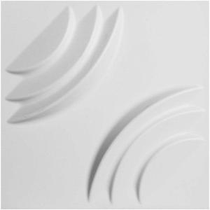 imageEkena Millwork WP12X12ARWH 11 78quotW x 11 78quotH Artisan EnduraWall Decorative 3D Wall Panel Covers 098 Sq Ft