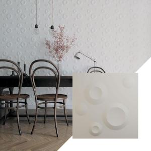 imageEkena Millwork WP12X12COWH 11 78quotW x 11 78quotH Cole EnduraWall Decorative 3D Wall Panel Covers 098 Sq Ft  WhiteUltraCover Satin Blossom White
