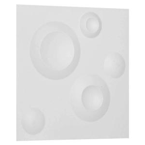 imageEkena Millwork WP12X12COWH 11 78quotW x 11 78quotH Cole EnduraWall Decorative 3D Wall Panel Covers 098 Sq Ft  WhiteWhite