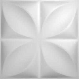 imageEkena Millwork WP12X12HEWHCASE10 11 78quotW x 11 78quotH Helene EnduraWall Decorative 3D Wall Panel Covers 979 Sq Ft 10PK