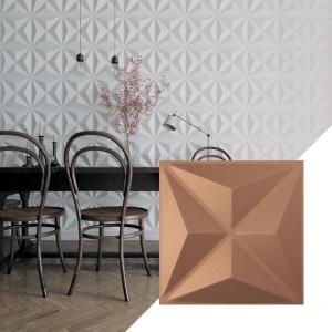 imageEkena Millwork WP12X12KEWHCASE50 11 78quotW x 11 78quotH Kent EnduraWall Decorative 3D Wall Panel Covers 4896 Sq Ft 50PKAged Copper