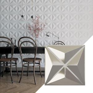 imageEkena Millwork WP12X12KEWHCASE50 11 78quotW x 11 78quotH Kent EnduraWall Decorative 3D Wall Panel Covers 4896 Sq Ft 50PKBright Chrome