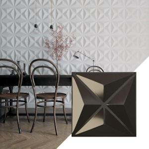 imageEkena Millwork WP12X12KEWHCASE50 11 78quotW x 11 78quotH Kent EnduraWall Decorative 3D Wall Panel Covers 4896 Sq Ft 50PKCharcoal