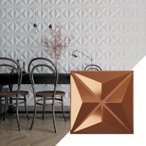 imageEkena Millwork WP12X12KEWHCASE50 11 78quotW x 11 78quotH Kent EnduraWall Decorative 3D Wall Panel Covers 4896 Sq Ft 50PKCopper