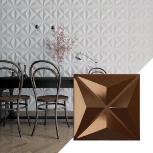 imageEkena Millwork WP12X12KEWHCASE50 11 78quotW x 11 78quotH Kent EnduraWall Decorative 3D Wall Panel Covers 4896 Sq Ft 50PKDark Copper