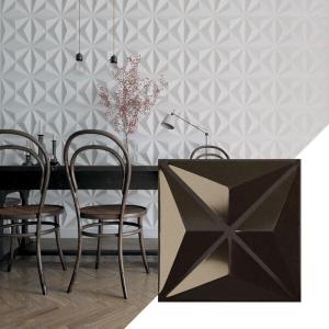 imageEkena Millwork WP12X12KEWHCASE50 11 78quotW x 11 78quotH Kent EnduraWall Decorative 3D Wall Panel Covers 4896 Sq Ft 50PKMetallic Rust Mist