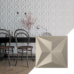 imageEkena Millwork WP12X12KEWHCASE50 11 78quotW x 11 78quotH Kent EnduraWall Decorative 3D Wall Panel Covers 4896 Sq Ft 50PKMetallic Silver