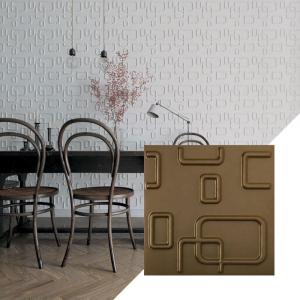 imageEkena Millwork WP12X12OSWH 11 78quotW x 11 78quotH Oslo EnduraWall Decorative 3D Wall Panel Covers 098 Sq FtChampagne Bronze