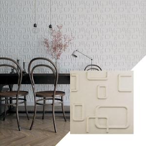 imageEkena Millwork WP12X12OSWH 11 78quotW x 11 78quotH Oslo EnduraWall Decorative 3D Wall Panel Covers 098 Sq FtMetalic Pearl Mist