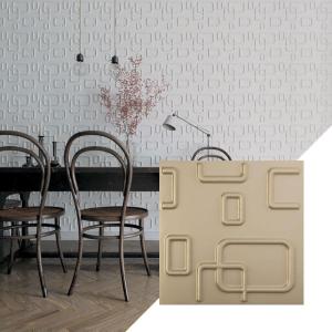 imageEkena Millwork WP12X12OSWH 11 78quotW x 11 78quotH Oslo EnduraWall Decorative 3D Wall Panel Covers 098 Sq FtMetallic Champagne Mist