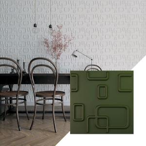 imageEkena Millwork WP12X12OSWH 11 78quotW x 11 78quotH Oslo EnduraWall Decorative 3D Wall Panel Covers 098 Sq FtSatin Canyon Green