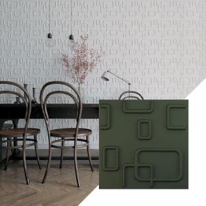 imageEkena Millwork WP12X12OSWH 11 78quotW x 11 78quotH Oslo EnduraWall Decorative 3D Wall Panel Covers 098 Sq FtSatin Hunt Club Green