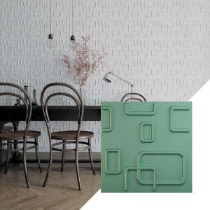 imageEkena Millwork WP12X12OSWH 11 78quotW x 11 78quotH Oslo EnduraWall Decorative 3D Wall Panel Covers 098 Sq FtSea Mist
