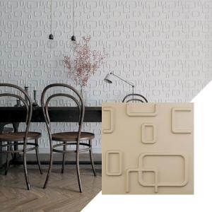 imageEkena Millwork WP12X12OSWH 11 78quotW x 11 78quotH Oslo EnduraWall Decorative 3D Wall Panel Covers 098 Sq FtSmokey Beige