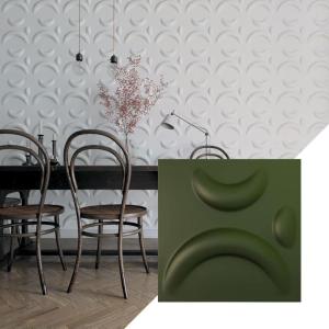 imageEkena Millwork WP12X12SEWH 11 78quotW x 11 78quotH Seville EnduraWall Decorative 3D Wall Panel Covers 098 Sq FtSatin Canyon Green