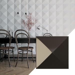 imageEkena Millwork WP12X12SKWH 11 78quotW x 11 78quotH Sellek EnduraWall Decorative 3D Wall Panel Covers 098 Sq FtCharcoal