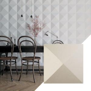 imageEkena Millwork WP12X12SKWH 11 78quotW x 11 78quotH Sellek EnduraWall Decorative 3D Wall Panel Covers 098 Sq FtMetalic Pearl Mist