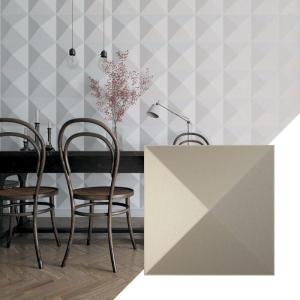 imageEkena Millwork WP12X12SKWH 11 78quotW x 11 78quotH Sellek EnduraWall Decorative 3D Wall Panel Covers 098 Sq FtMetallic Silver