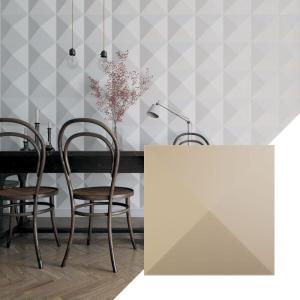 imageEkena Millwork WP12X12SKWH 11 78quotW x 11 78quotH Sellek EnduraWall Decorative 3D Wall Panel Covers 098 Sq FtSmokey Beige
