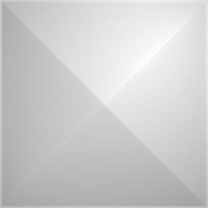 imageEkena Millwork WP12X12SKWHCASE50 11 78quotW x 11 78quotH Sellek EnduraWall Decorative 3D Wall Panel Covers 4896 Sq Ft 50PK