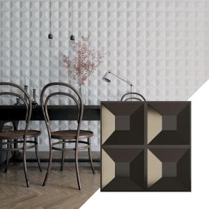 imageEkena Millwork WP12X12SWWH 11 78quotW x 11 78quotH Swindon EnduraWall Decorative 3D Wall Panel Covers 098 Sq FtCharcoal