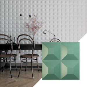 imageEkena Millwork WP12X12SWWH 11 78quotW x 11 78quotH Swindon EnduraWall Decorative 3D Wall Panel Covers 098 Sq FtSea Mist