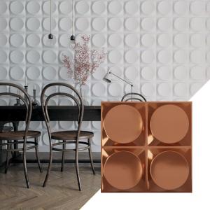 imageEkena Millwork WP20X20ADWH 19 58quotW x 19 58quotH Adonis EnduraWall Decorative 3D Wall Panel Covers 267 Sq FtBright Coat Copper