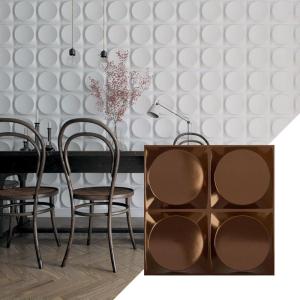 imageEkena Millwork WP20X20ADWH 19 58quotW x 19 58quotH Adonis EnduraWall Decorative 3D Wall Panel Covers 267 Sq FtMetallic Dark Copper