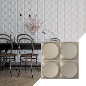 imageEkena Millwork WP20X20ADWH 19 58quotW x 19 58quotH Adonis EnduraWall Decorative 3D Wall Panel Covers 267 Sq FtMetallic Silver Metallic