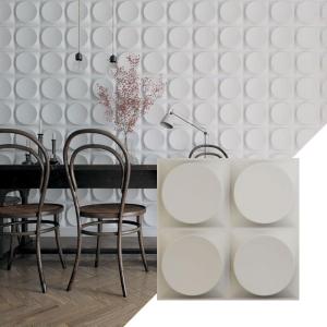 imageEkena Millwork WP20X20ADWH 19 58quotW x 19 58quotH Adonis EnduraWall Decorative 3D Wall Panel Covers 267 Sq FtUltraCover Satin Blossom White