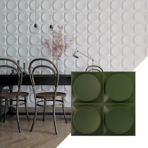 imageEkena Millwork WP20X20ADWH 19 58quotW x 19 58quotH Adonis EnduraWall Decorative 3D Wall Panel Covers 267 Sq FtUltraCover Satin Canyon Green