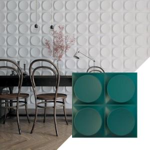 imageEkena Millwork WP20X20ADWH 19 58quotW x 19 58quotH Adonis EnduraWall Decorative 3D Wall Panel Covers 267 Sq FtUltraCover Satin Lagoon
