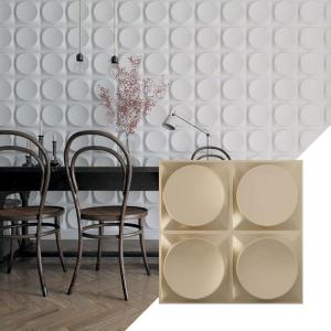 imageEkena Millwork WP20X20ADWH 19 58quotW x 19 58quotH Adonis EnduraWall Decorative 3D Wall Panel Covers 267 Sq FtUniversal Metallic Champagne Mist