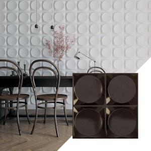 imageEkena Millwork WP20X20ADWH 19 58quotW x 19 58quotH Adonis EnduraWall Decorative 3D Wall Panel Covers 267 Sq FtUniversal Metallic Rustic Mist