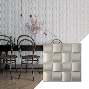 imageEkena Millwork WP20X20BAWH 19 58quotW x 19 58quotH Baile EnduraWall Decorative 3D Wall Panel Covers 267 Sq FtAluminum