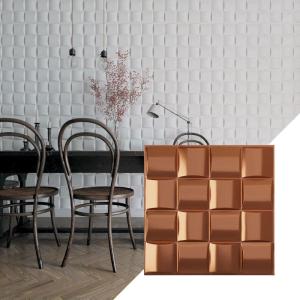 imageEkena Millwork WP20X20BAWH 19 58quotW x 19 58quotH Baile EnduraWall Decorative 3D Wall Panel Covers 267 Sq FtCopper