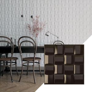 imageEkena Millwork WP20X20BAWH 19 58quotW x 19 58quotH Baile EnduraWall Decorative 3D Wall Panel Covers 267 Sq FtMetallic Rust Mist