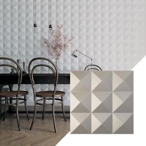 imageEkena Millwork WP20X20BEWH 19 58quotW x 19 58quotH Benson EnduraWall Decorative 3D Wall Panel Covers 267 Sq FtBright Coat Aluminum