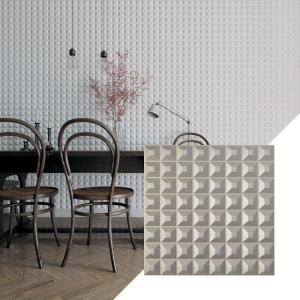 imageEkena Millwork WP20X20BRWH 19 58quotW x 19 58quotH Bradford EnduraWall Decorative 3D Wall Panel Covers 267 Sq FtAluminum