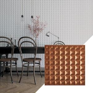 imageEkena Millwork WP20X20BRWH 19 58quotW x 19 58quotH Bradford EnduraWall Decorative 3D Wall Panel Covers 267 Sq FtCopper