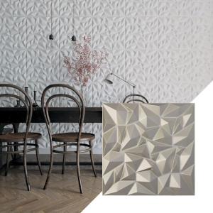 imageEkena Millwork WP20X20LTWH 19 58quotW x 19 58quotH Leto EnduraWall Decorative 3D Wall Panel Covers 267 Sq FtAluminum