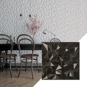 imageEkena Millwork WP20X20LTWH 19 58quotW x 19 58quotH Leto EnduraWall Decorative 3D Wall Panel Covers 267 Sq FtCharcoal