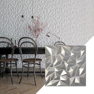 imageEkena Millwork WP20X20LTWH 19 58quotW x 19 58quotH Leto EnduraWall Decorative 3D Wall Panel Covers 267 Sq FtDark Steel