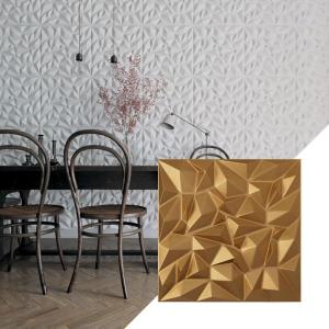 imageEkena Millwork WP20X20LTWH 19 58quotW x 19 58quotH Leto EnduraWall Decorative 3D Wall Panel Covers 267 Sq FtGold