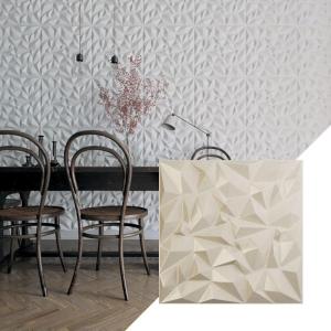 imageEkena Millwork WP20X20LTWH 19 58quotW x 19 58quotH Leto EnduraWall Decorative 3D Wall Panel Covers 267 Sq FtMetalic Pearl Mist