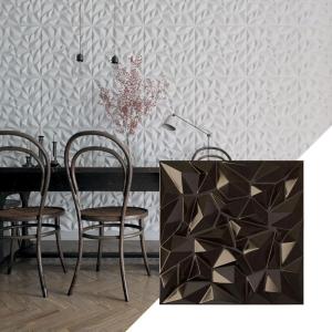 imageEkena Millwork WP20X20LTWH 19 58quotW x 19 58quotH Leto EnduraWall Decorative 3D Wall Panel Covers 267 Sq FtMetallic Rust Mist
