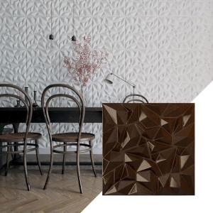 imageEkena Millwork WP20X20LTWH 19 58quotW x 19 58quotH Leto EnduraWall Decorative 3D Wall Panel Covers 267 Sq FtMystic Brown