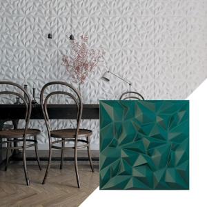 imageEkena Millwork WP20X20LTWH 19 58quotW x 19 58quotH Leto EnduraWall Decorative 3D Wall Panel Covers 267 Sq FtSatin Lagoon