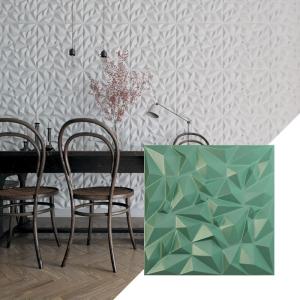 imageEkena Millwork WP20X20LTWH 19 58quotW x 19 58quotH Leto EnduraWall Decorative 3D Wall Panel Covers 267 Sq FtSea Mist